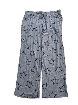 Lucky Brand Blue Star Womens Lounge Pant pockets XL 16-18 (Seam UNSEWN on Thigh) - Image 1 of 4