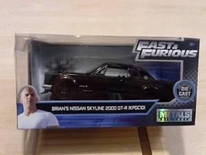 JADA - Rápido y Furioso BRIAN ́S NISSAN SKYLINE 2000 GT-R 1/32 APROX *NUEVO* - Imagen 1 de 6