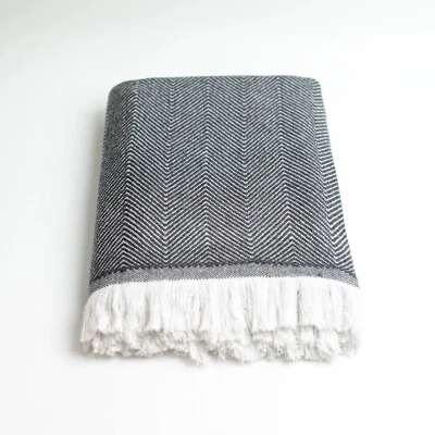 High Quality Cashmere Meditation Blanket Yoga Travel Throw Nepal Made 52"X96" H - Image 1 of 4