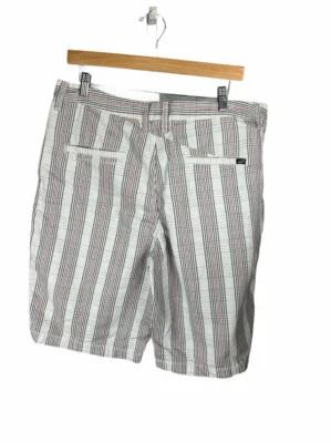 Pantalones Cortos Vans Gris A Cuadros Cuadros Patineta Bolsillos Para Hombre Talla 34 Foto 1 de 4
