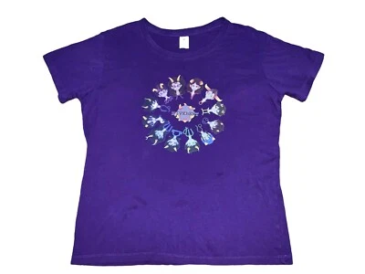 Camiseta Top De Colección MUY RARA Única Hivebent Púrpura Para Mujer Talla L Grande Foto 1 de 2