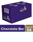 Cadbury Dairy Milk Chocolate Bar, 13.2 g - Pack of 56 - Free Shipping