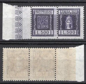#152 - Repubblica - Marca da bollo Contratti di borsa, 1957 - Nuovo (** MNH) - Picture 1 of 1