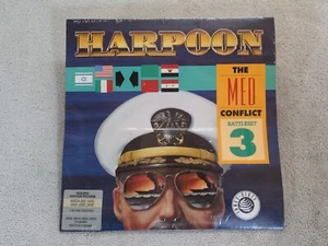 NEU Harpoon The Med Conflict Battleset 3 Three Sixty Amiga Spiel Big Box VERSIEGELT - Bild 1 von 4