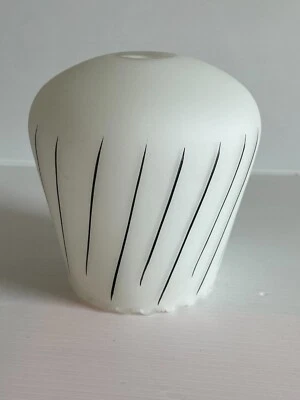 Sep16 Ancien Abat Jour Verre applique lampe tulipe  Vintage An 50 60 ( 4 dispo ) - Photo 1/4