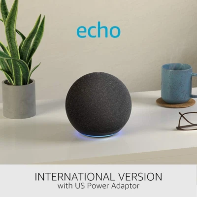 Echo (4Th Generation) International Version | with Premium Sound, Smart Home Hub - Image 1 of 4