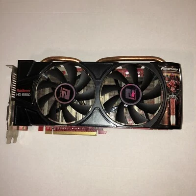 Powercolor Radeon HD6950 PCI-E 2GB GDDR5 AX6950-2GBD5-2DH Tested Works - Image 1 of 4