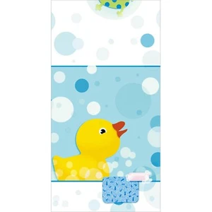 Splish Splash Rubber Duck Duckie Animal Baby Shower Party Plastic Tablecover - Picture 1 of 1