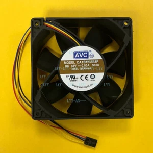 AVC DATB1238B8F DC48V 0.83A 12CM 4-wire PWM cooling fan - Afbeelding 1 van 1