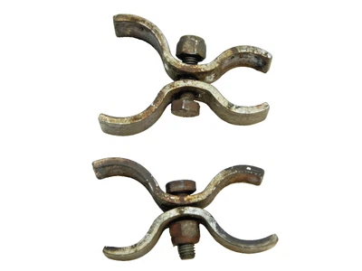 Moto Guzzi V750 Ambassador 750 V7 1969 1970 tubo de escape abrazadera de montaje de cabezal Foto 1 de 3