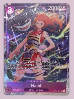 Nami OP09-070 Premium Best Selection Promo Near Mint NM - Image 1 of 2