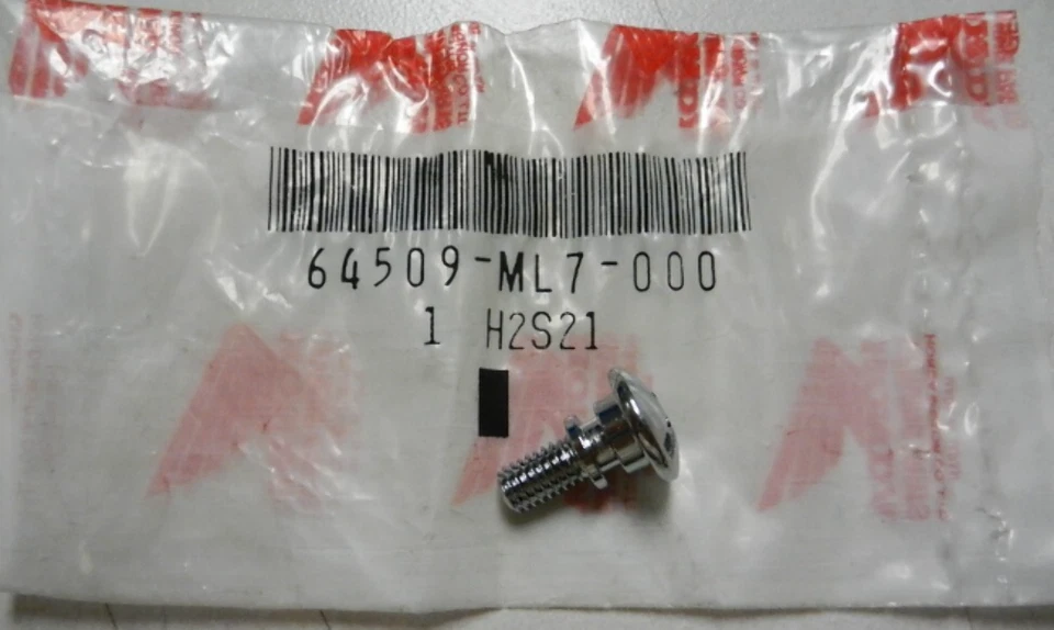 Honda VFR700F2AC VF500F 1986 VF700F VF750F OEM capó perno de ajuste 64509-ML7-000 Foto 1 de 1