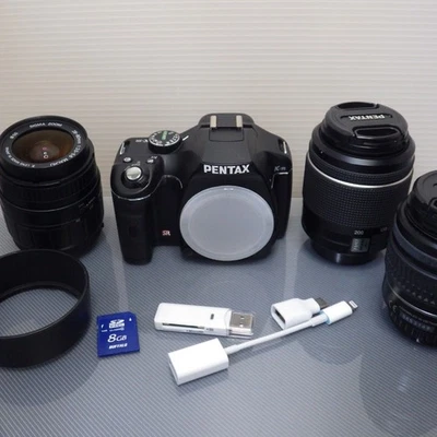 PENTAX K-m Includes 3 lenses and a smartphone/PC transfer kit Direct from Japan - Image 1 of 4