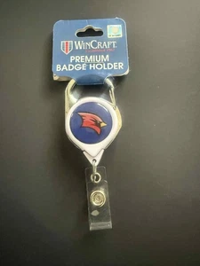 SOPORTE RETRÁCTIL INSIGNIA CARDENALES UNIVERSIDAD ESTATAL VALLE SAGINAW NUEVO - Imagen 1 de 4