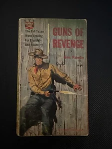 Western Vintage Pb, Guns Of Revenge by Hamlin, Monarch Book 555, 1965, VG - Picture 1 of 2