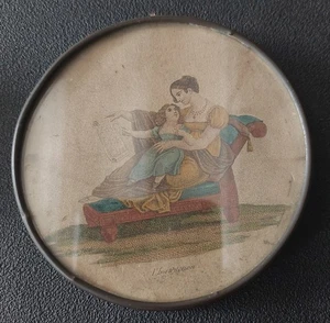 Miniature gravure époque Empire XIXème - Picture 1 of 4
