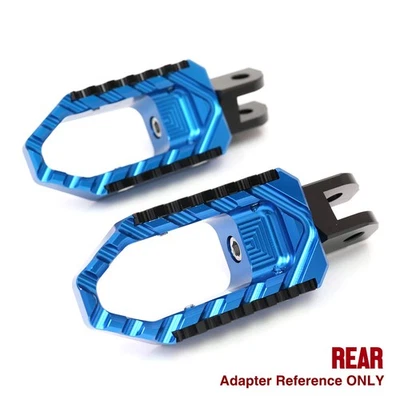 Estriberas traseras anchas azules estándar para Triumph Daytona 650 04 05 Foto 1 de 4