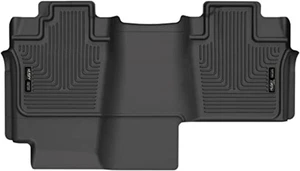 Weatherbeater Floor Mats for 2004-2008 Ford F-150 SuperCrew, 2nd Row, Black š» - Picture 1 of 7