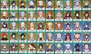 Genshin Impact Asia Citlali Kazuha Furina Raiden Shogun Ayaka Yelan Diluc Hutao - Picture 1 of 16