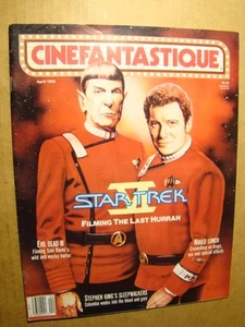 CINEFANTASTIQUE APRIL 1992 STAR TREK EVIL DEAD STEPHEN KING SPOCK SCHÖNES EXEMPLAR - Bild 1 von 1