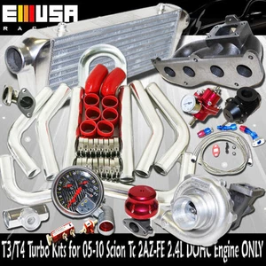 T3/T4 Turbo Kit for 02-09 Toyota Camry XLE Sedan 4D 2AZ-FD 2.4L DOHC ENGINE ONLY - Picture 1 of 11