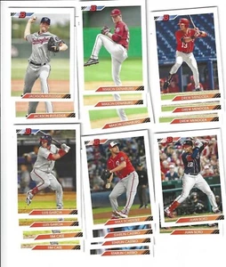 18 2020 Bowman Heritage NATIONALS LOT Juan Soto SCHERZER DENABURG RUTLEDGE - Picture 1 of 1