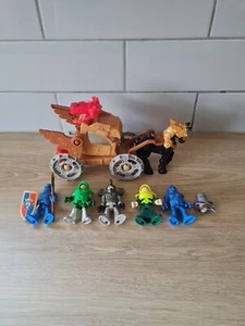 Early Learning Centre Imaginext Fantasy Knights Figures & Carraige Medieval X5 - Picture 1 of 11