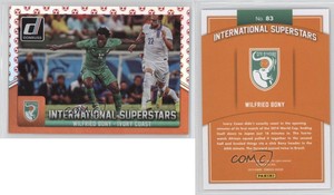 2015 Panini Donruss International Superstars Red Soccer Ball /49 Wilfried Bony