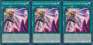Interdimensional Matter Forwarder x3 INFO-EN066 YuGiOh! 1st Ed Common Playset - Picture 1 of 1