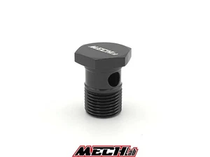 VITE per RACCORDO BANJO metrica nera m14x1.5 22mm 14x1.50 acqua garrett GTX GT28 - Foto 1 di 2