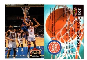 4 count lot 1992/93 Topps Stadium Club Members Choice Isiah Thomas Cards #204 - Picture 1 of 1