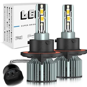 Led headlight bulbs high low beam Conversion Kit 6000K Bright White Plug&Play 2x - Picture 1 of 94
