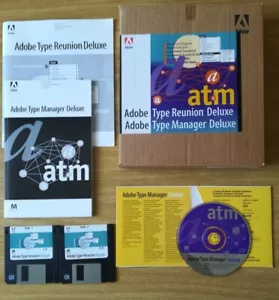 Adobe ATM Deluxe 4.0 inkl. Adobe Type Reunion - Adobe Type Manager für Macintosh - Bild 1 von 8