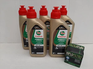 Castrol Power 1 Ultimate 4T 5W40 / Filtro de aceite BMW K1600 B - Imagen 1 de 1