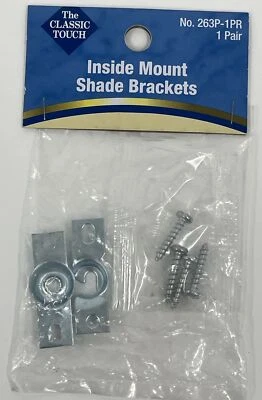 Friedland 263P-1PR Plata Montaje Interior Resorte Rodillo Sombra Soporte con Herrajes Foto 1 de 4