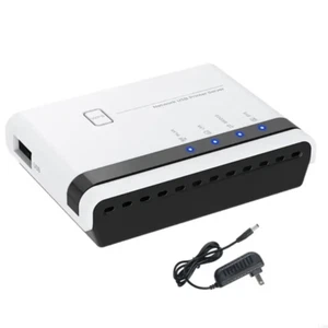 Wireless Print Server USB2.0 Networking Printers Server Support Corded/Wireless/ - Zdjęcie 1 z 14