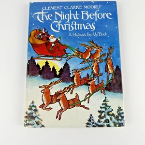 VTG Hallmark The Night Before Christmas Pop-Up Book Clement Moore's Singapore - Picture 1 of 18