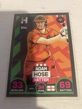 TOPPS CRICKET ATTAX  2021 CARD  THE HUNDRED ADAM HOSE   BIRMINGHAM PHOENIX