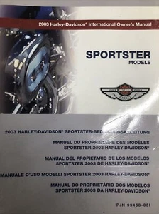 2003 Harley Davidson International Owners Manual p/n 99468-031 - Picture 1 of 24
