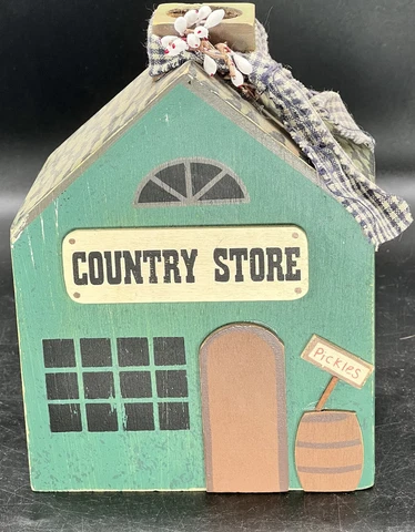Rustic Bird House Country Store Hand Painted Cover
