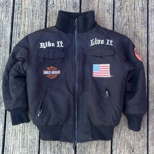 Harley Davidson Reversible Jacket Youth - Picture 1 of 5