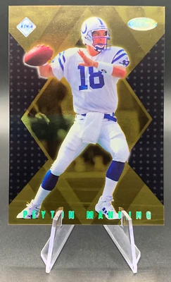 1998 Peyton Manning RC #S183 Collector's Edge Masters GOLD REDEMPTION PREVIEW - Image 1 of 2