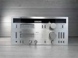 JVC A-X1 Stereo Integrated Amplifier + T-X1L AM/FM Tuner - Picture 1 of 15