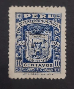 Perú 1932 IV Centenario de Piura - Picture 1 of 2