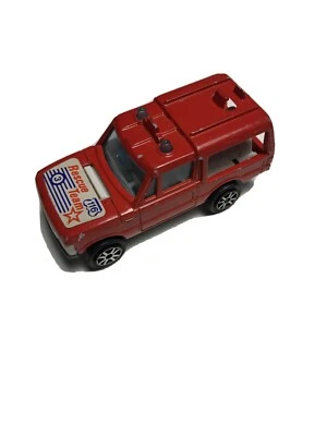 Majorette vintage anni 80 macchina Range Rover rossa 248 1:60 rescue team - Immagine 1 di 2