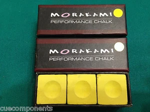 Morakami Chalk BLONDE Poolqueue Kreide 15 Stück - Performance Chalk (5 Boxen) - Bild 1 von 3