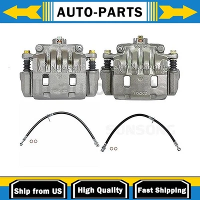 Juego de 4 pinzas de freno con mangueras para Saab 9-2X 2,0 L 2,5 L_ Foto 1 de 4