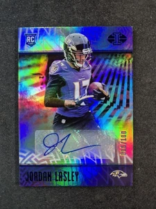 Jordan Lasley Rookie Auto /100 2018 Illusions Signs Trophy Collection Blue RC - Picture 1 of 2