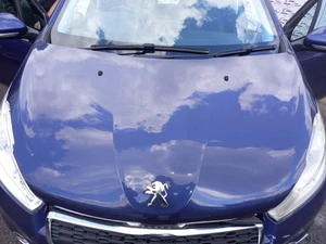 2012-2015 PEUGEOT 208 MK1 5 Door BONNET BLUE KUC - Picture 1 of 10