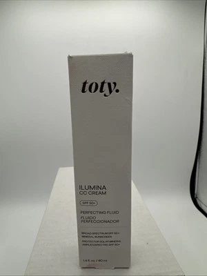 toty. Illumina CC Cream SPF 50+ Perfecting Fluid NIB 5W1 Deep Terracotta - Image 1 of 4